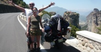Meteora-Grecja motocyklem w lipcu 2012