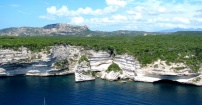 widok na klif Bonifacio