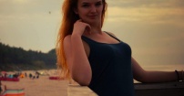 Przed zachodem słońca na Plaży Sarbinowo